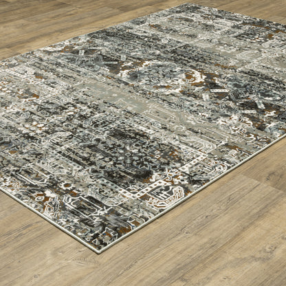 Oriental Weavers Gemini  Charcoal Multi Modern & Contemporary