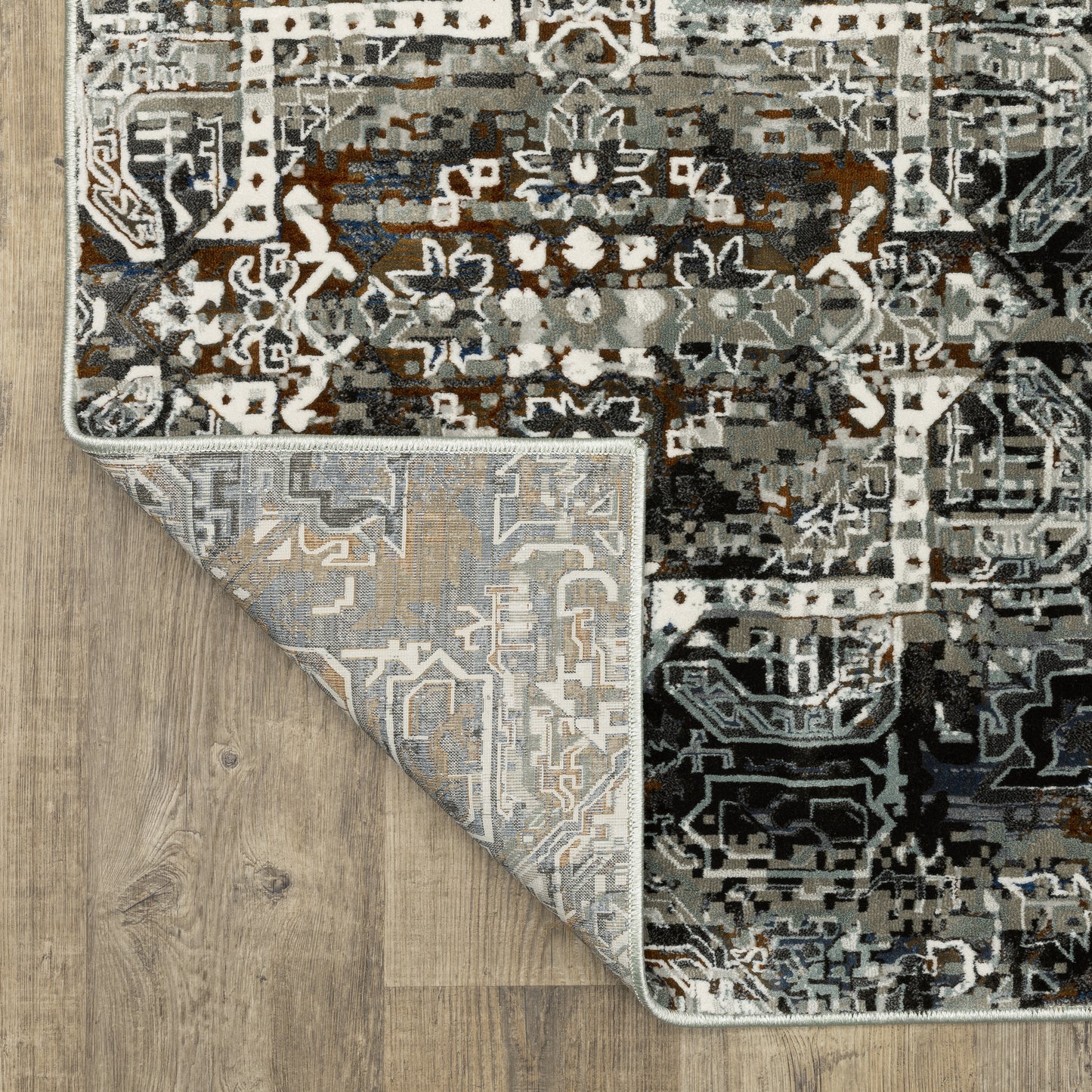 Oriental Weavers Gemini  Charcoal Multi Modern & Contemporary