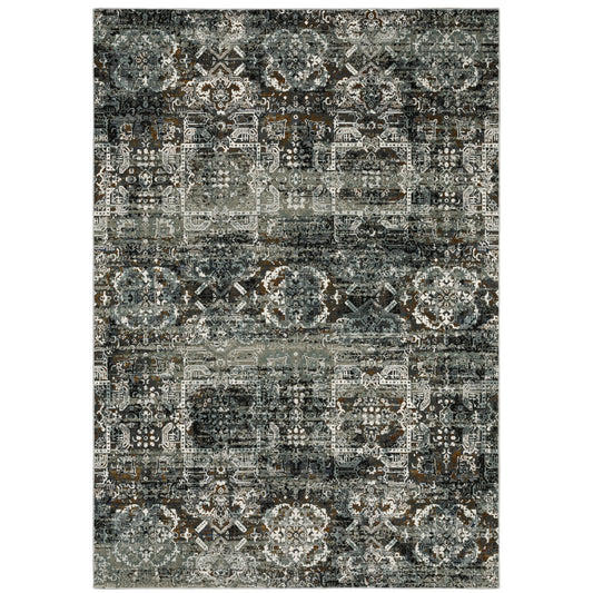 Oriental Weavers Gemini  Charcoal Multi Modern & Contemporary