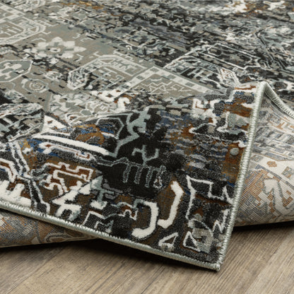 Oriental Weavers Gemini  Charcoal Multi Modern & Contemporary
