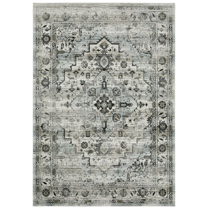 Oriental Weavers Gemini  Grey Blue Modern & Contemporary