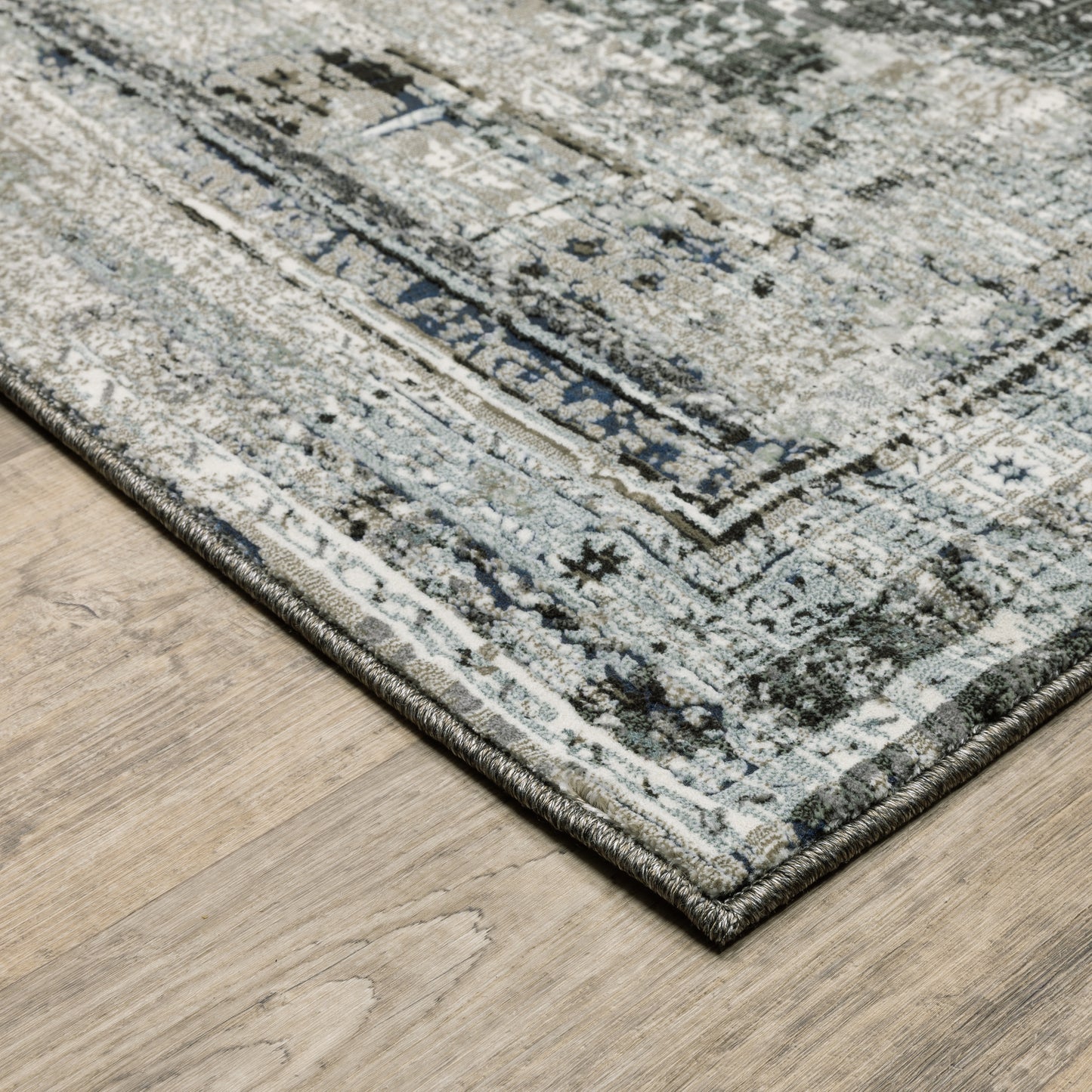 Oriental Weavers Gemini  Charcoal Grey Modern & Contemporary