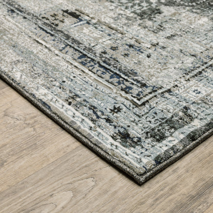 Oriental Weavers Gemini  Charcoal Grey Modern & Contemporary