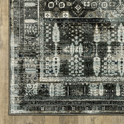 Oriental Weavers Gemini  Charcoal Grey Modern & Contemporary