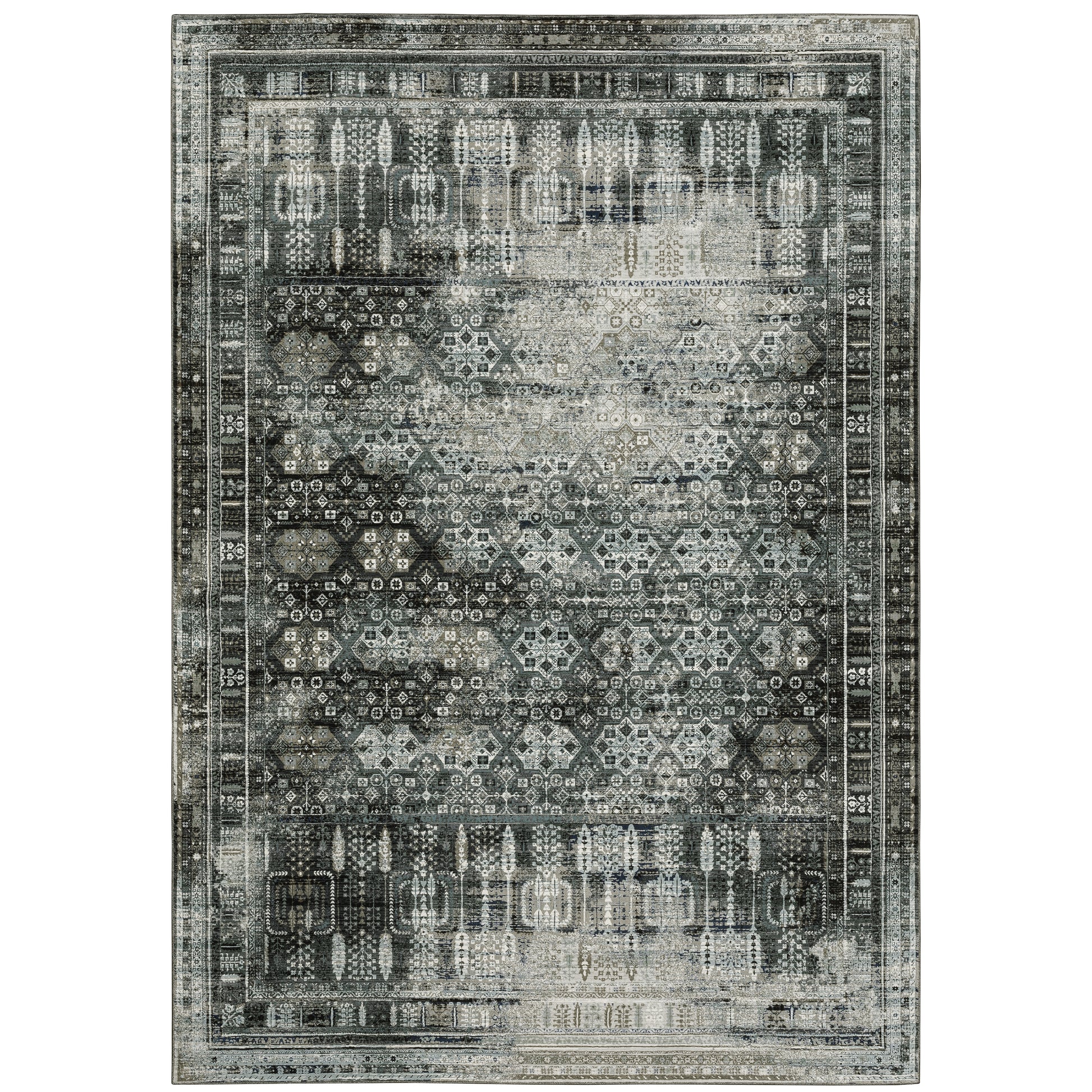 Oriental Weavers Gemini  Charcoal Grey Modern & Contemporary