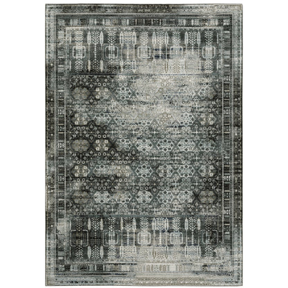 Oriental Weavers Gemini  Charcoal Grey Modern & Contemporary