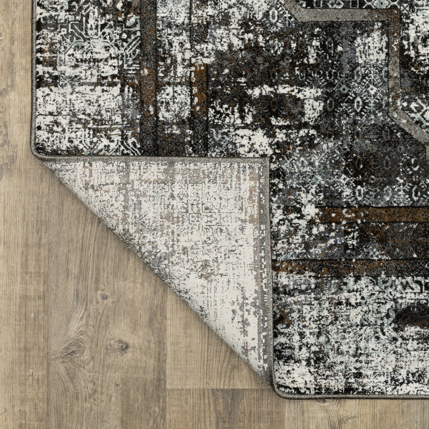 Oriental Weavers Gemini  Charcoal Grey Modern & Contemporary