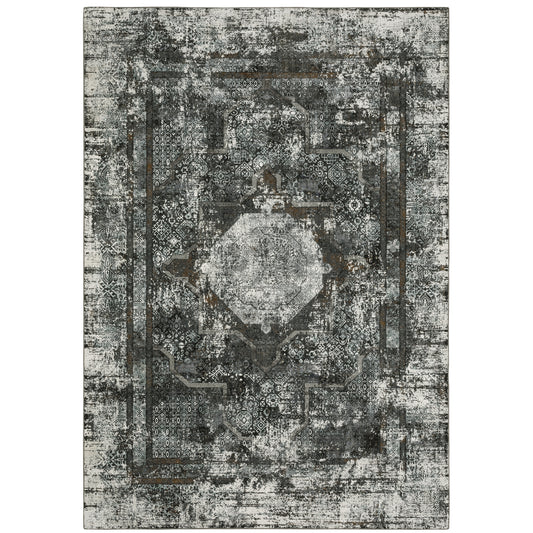 Oriental Weavers Gemini  Charcoal Grey Modern & Contemporary