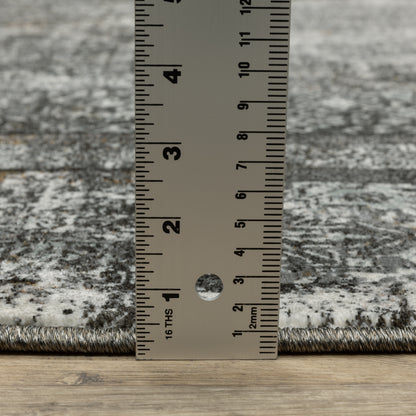 Oriental Weavers Gemini  Charcoal Grey Modern & Contemporary