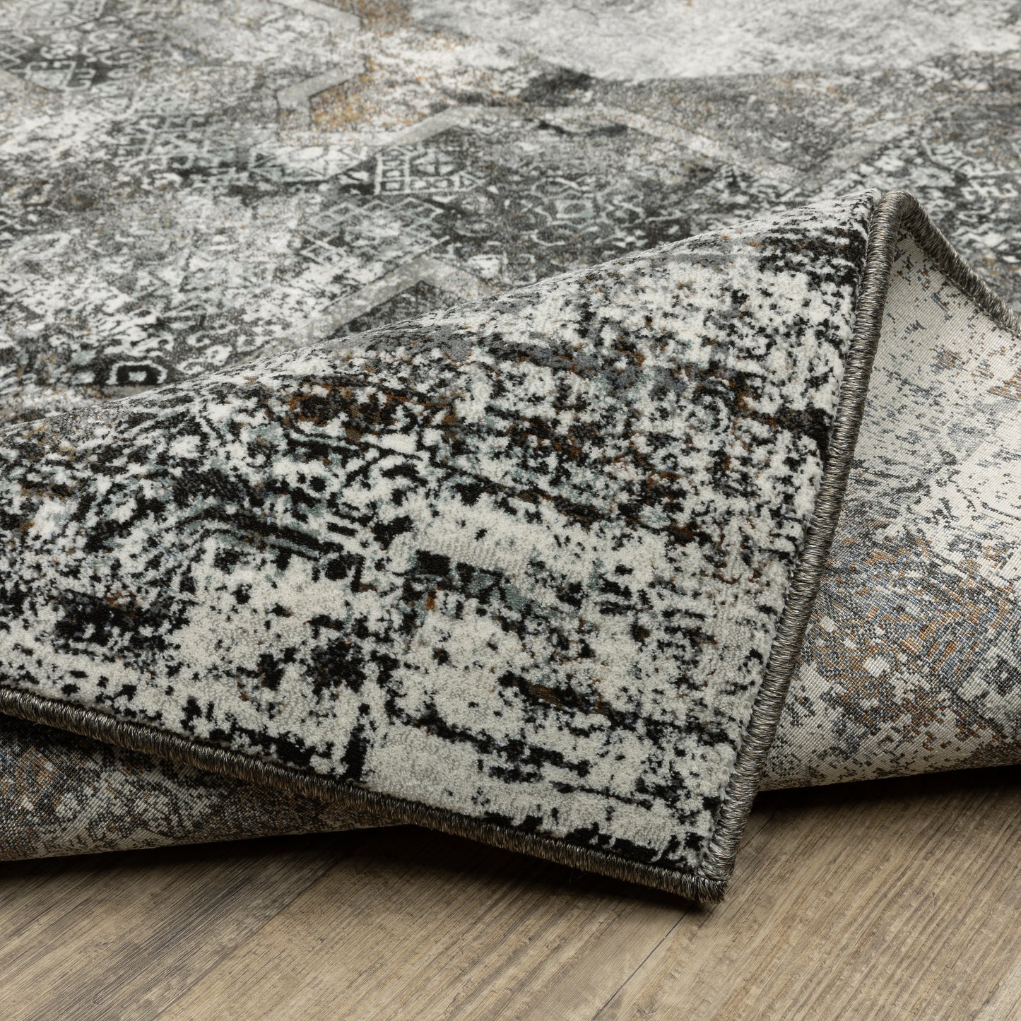 Oriental Weavers Gemini  Charcoal Grey Modern & Contemporary