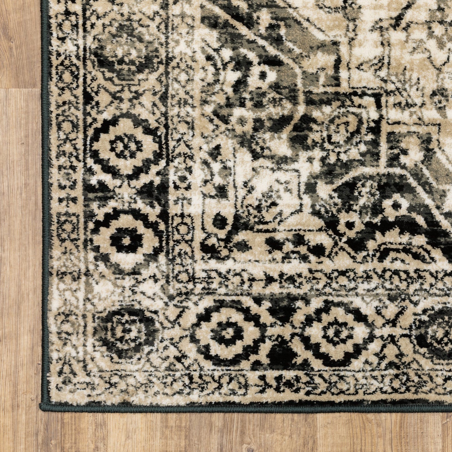 Oriental Weavers Georgia  Grey Black Vintage