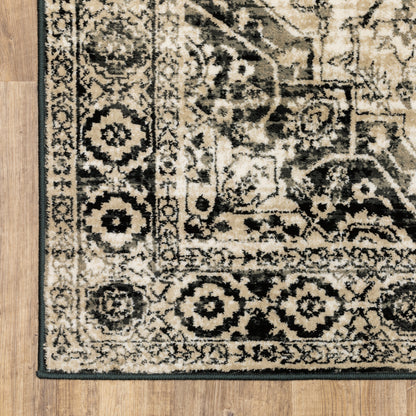 Oriental Weavers Georgia  Grey Black Vintage