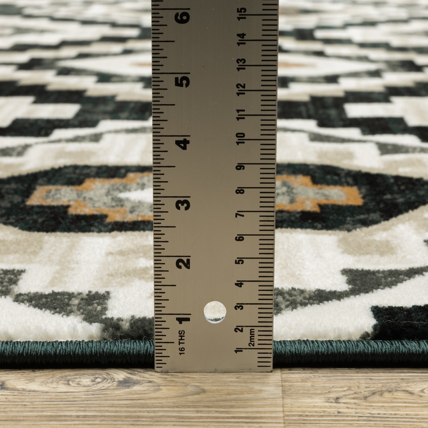 Oriental Weavers Georgia  Charcoal Ivory Farmhouse