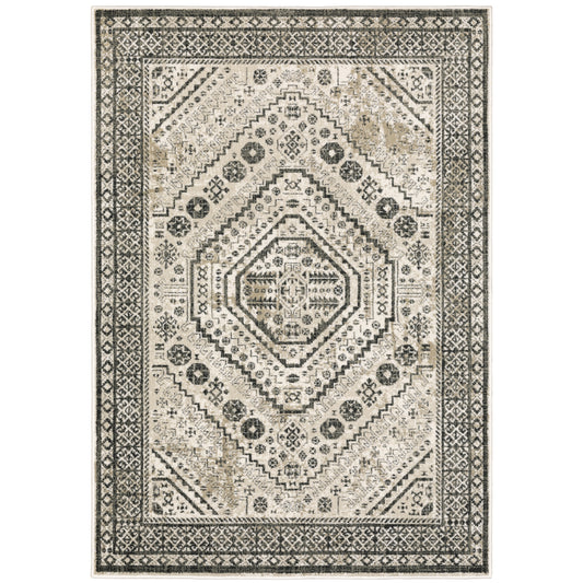 Oriental Weavers Georgia  Ivory Grey Vintage