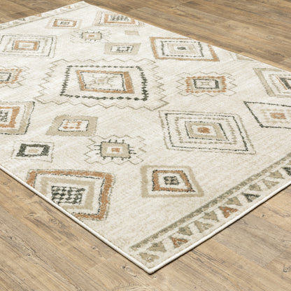 Oriental Weavers Georgia  Ivory Orange Bohemian
