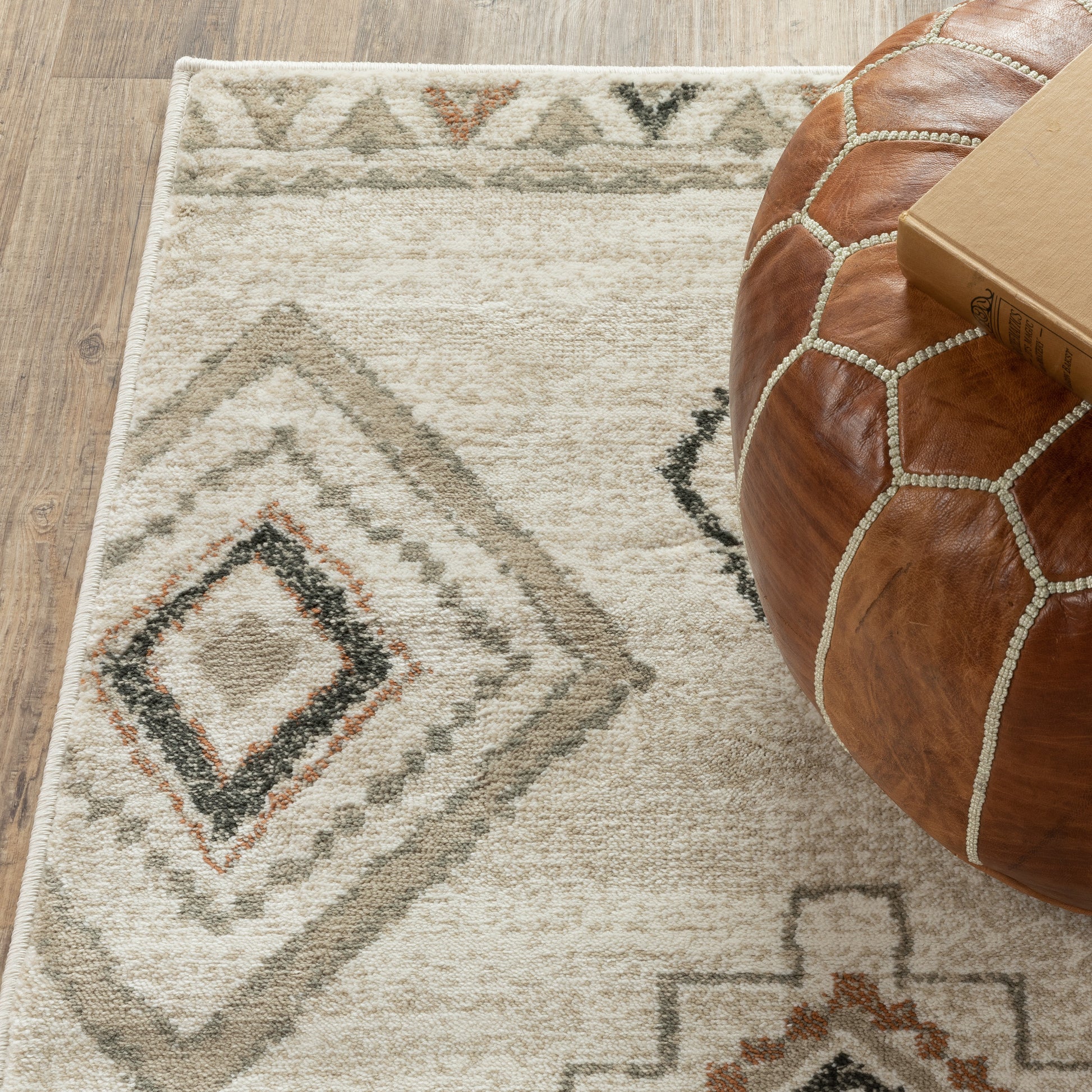 Oriental Weavers Georgia  Ivory Orange Bohemian