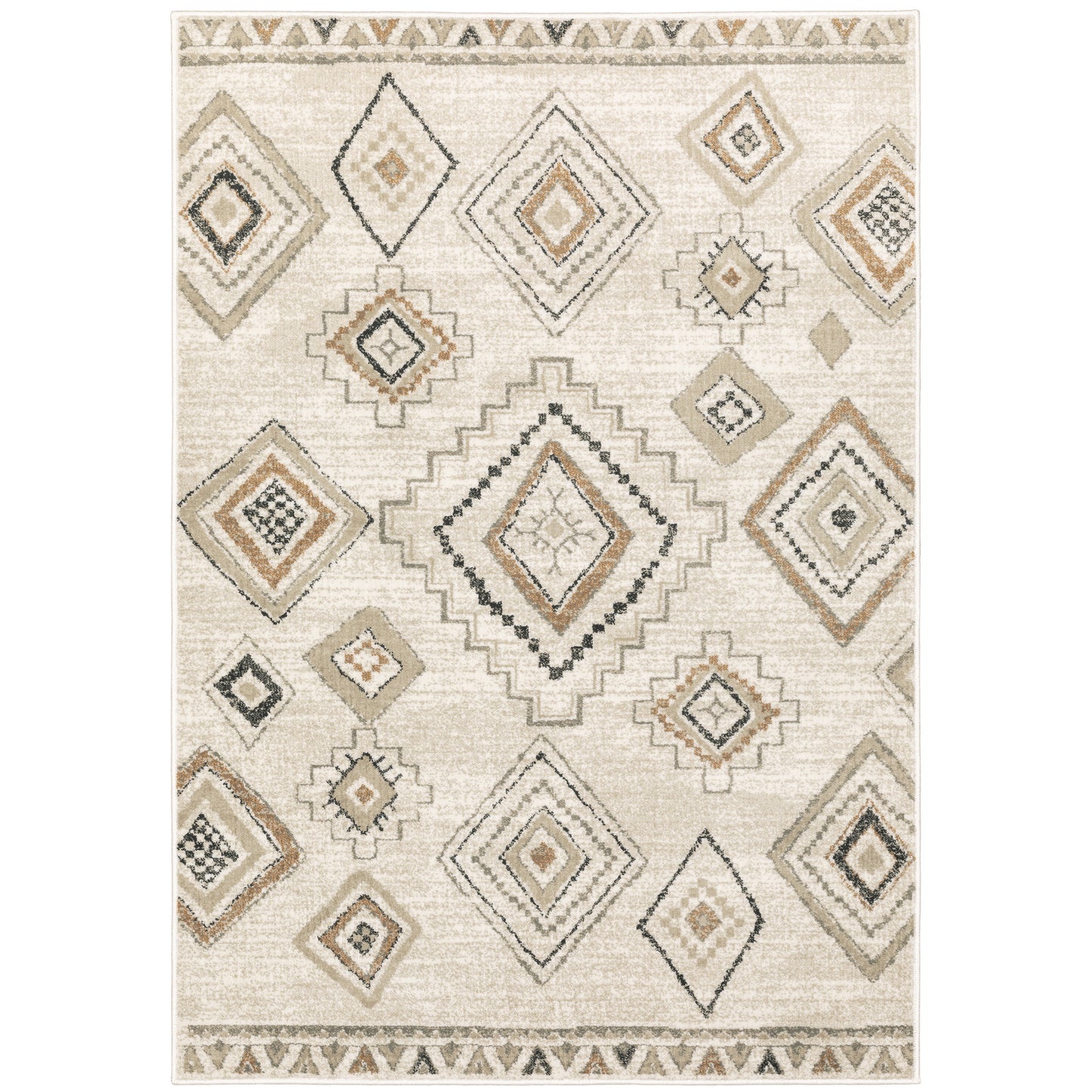 Oriental Weavers Georgia  Ivory Orange Bohemian