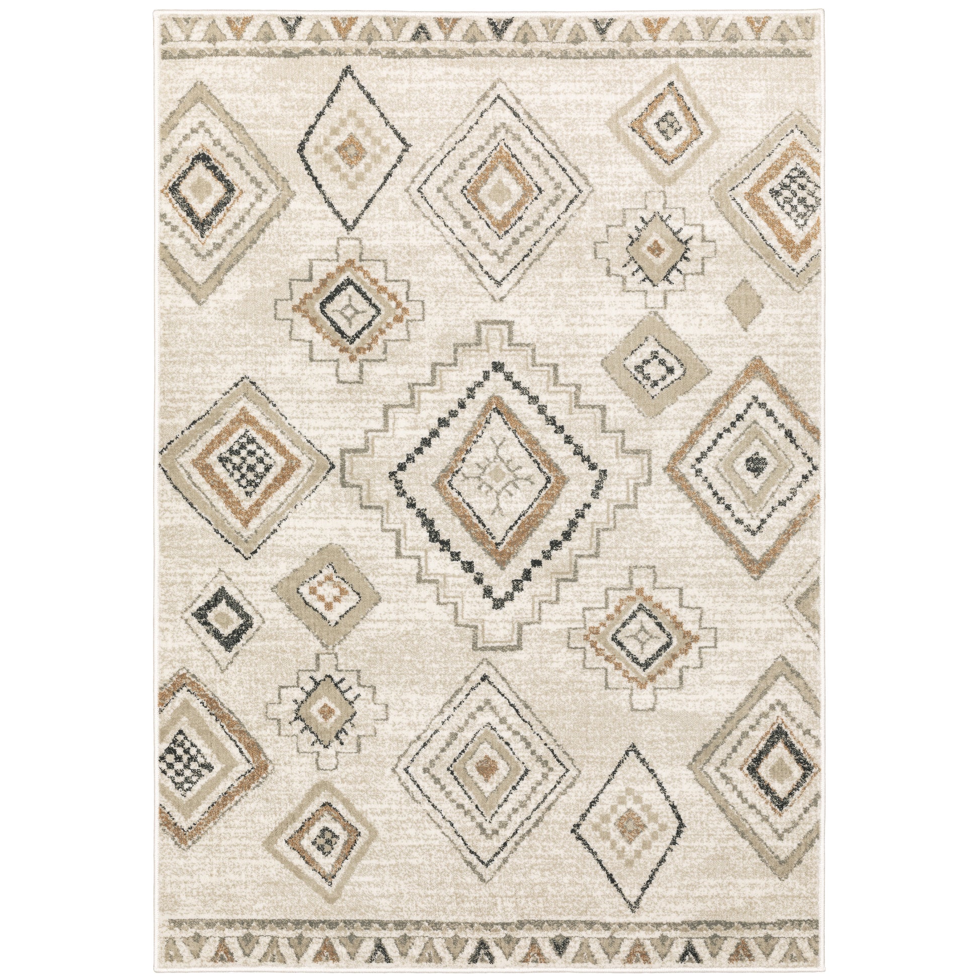 Oriental Weavers Georgia  Ivory Orange Bohemian