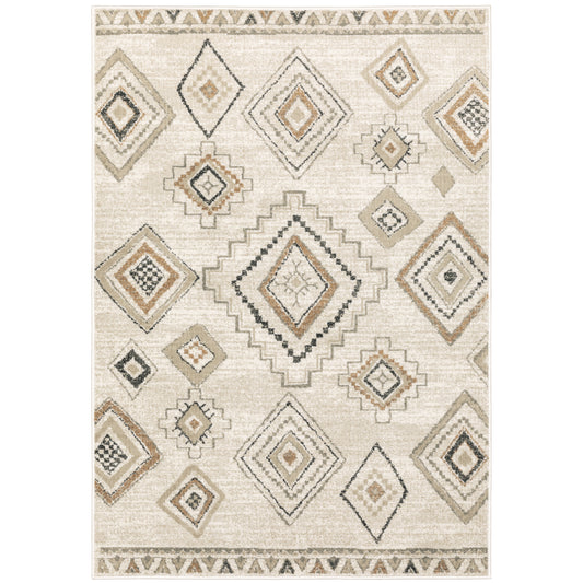 Oriental Weavers Georgia  Ivory Orange Bohemian