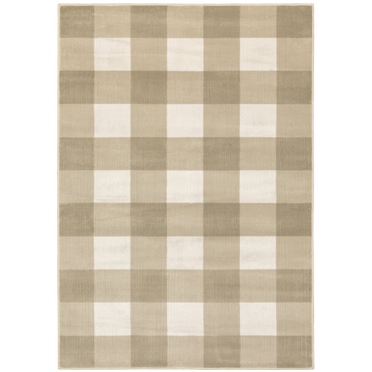 Oriental Weavers Georgia  Beige Ivory Farmhouse