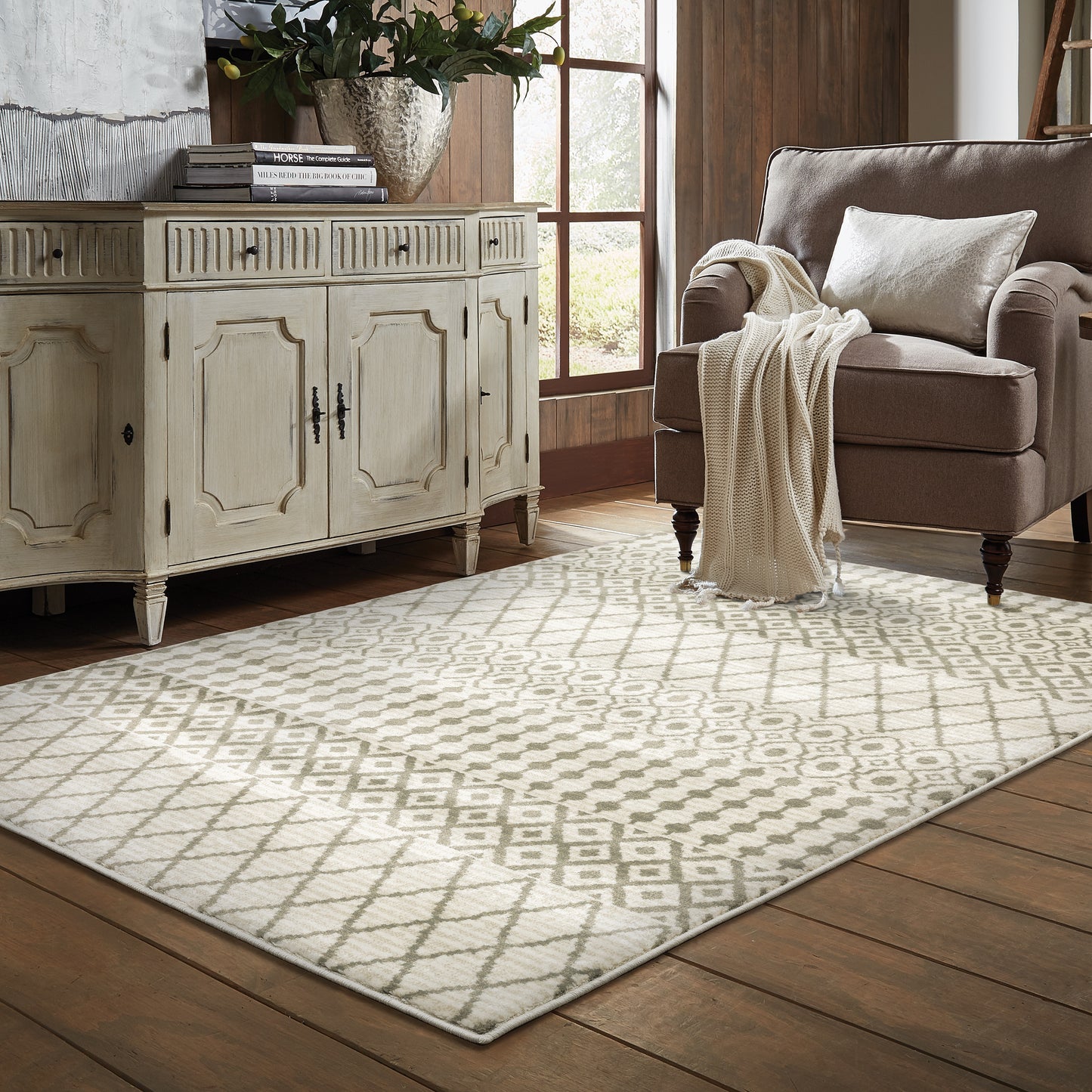 Oriental Weavers Georgia  Ivory Grey Scandinavian
