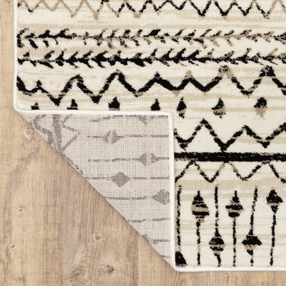 Oriental Weavers Georgia  Ivory Black Bohemian