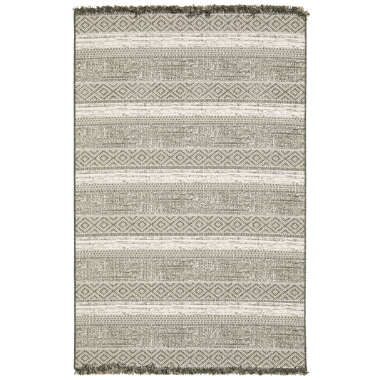 Oriental Weavers Gillian  Beige Black Southwestern