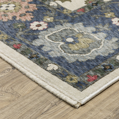Oriental Weavers Hastings  Blue Ivory Traditional