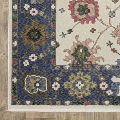 Oriental Weavers Hastings  Blue Ivory Traditional