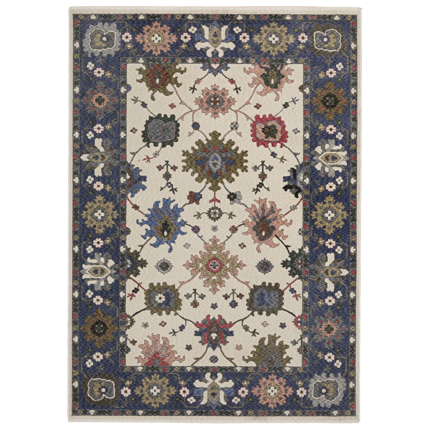 Oriental Weavers Hastings  Blue Ivory Traditional