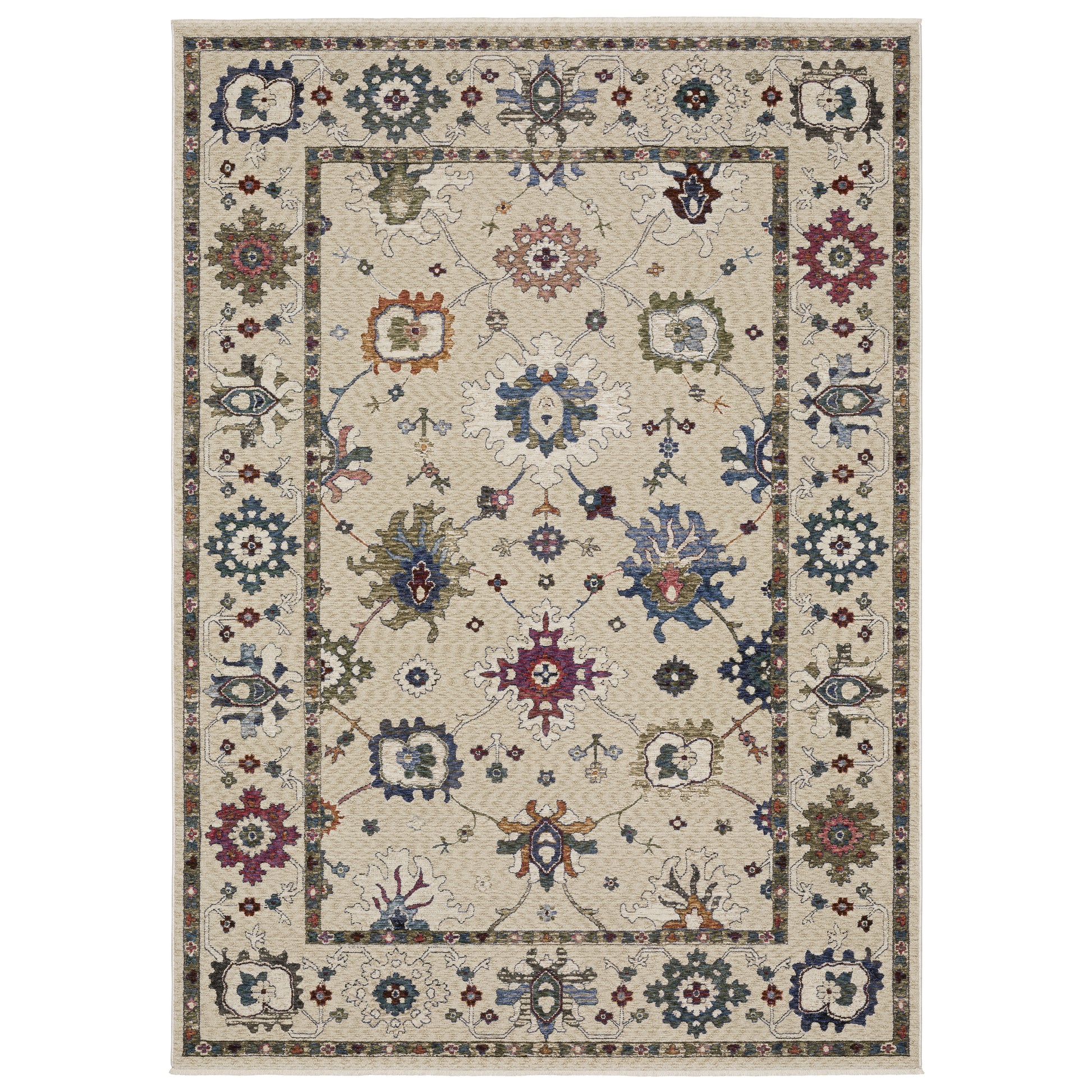 Oriental Weavers Hastings  Ivory Blue Traditional