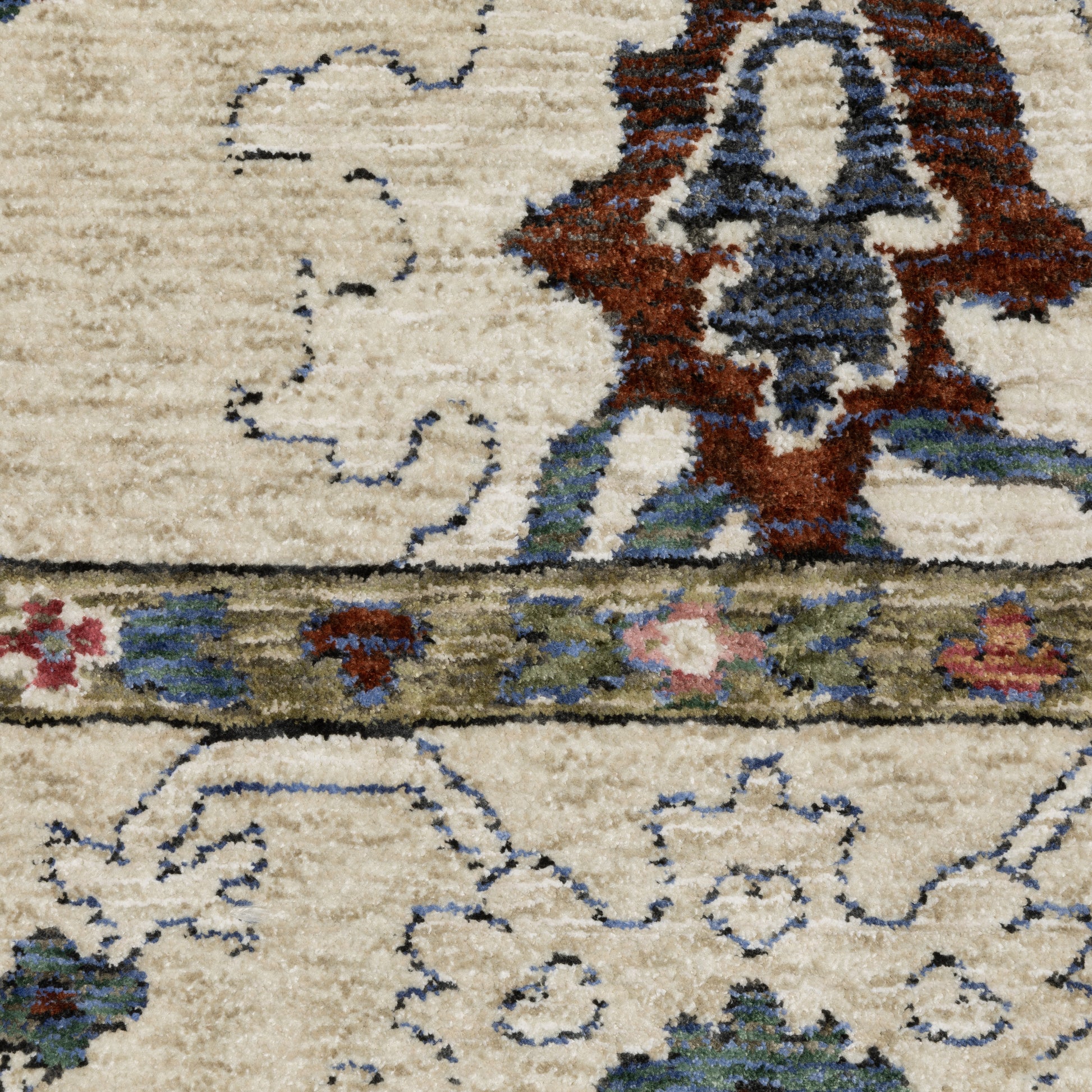 Oriental Weavers Hastings  Ivory Blue Traditional