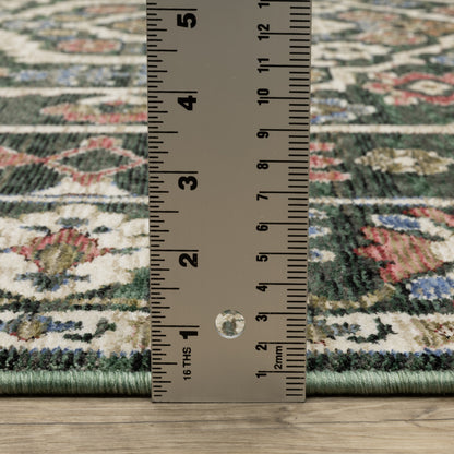 Oriental Weavers Hastings  Green Pink Traditional