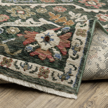 Oriental Weavers Hastings  Green Pink Traditional