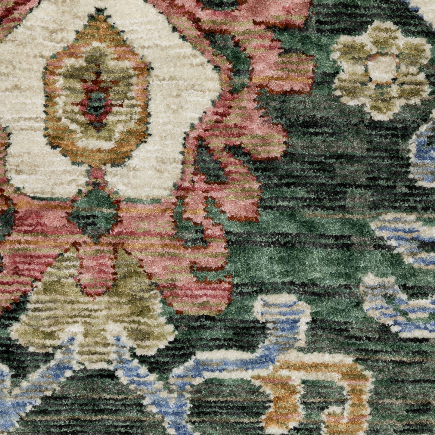Oriental Weavers Hastings  Green Pink Traditional