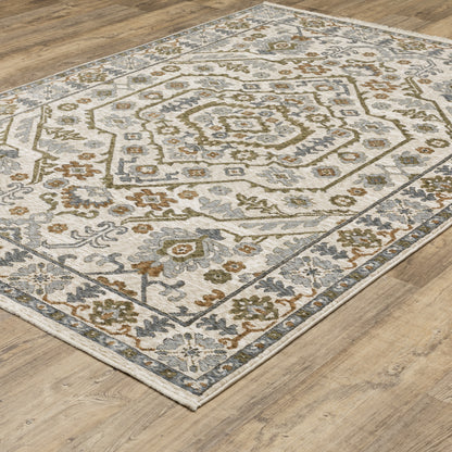 Oriental Weavers Hastings  Ivory Rust Traditional
