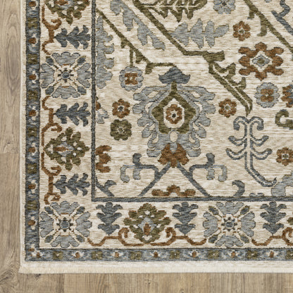 Oriental Weavers Hastings  Ivory Rust Traditional