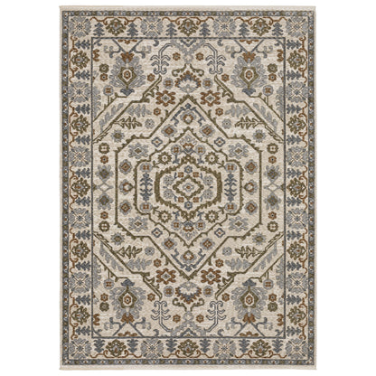 Oriental Weavers Hastings  Ivory Rust Traditional