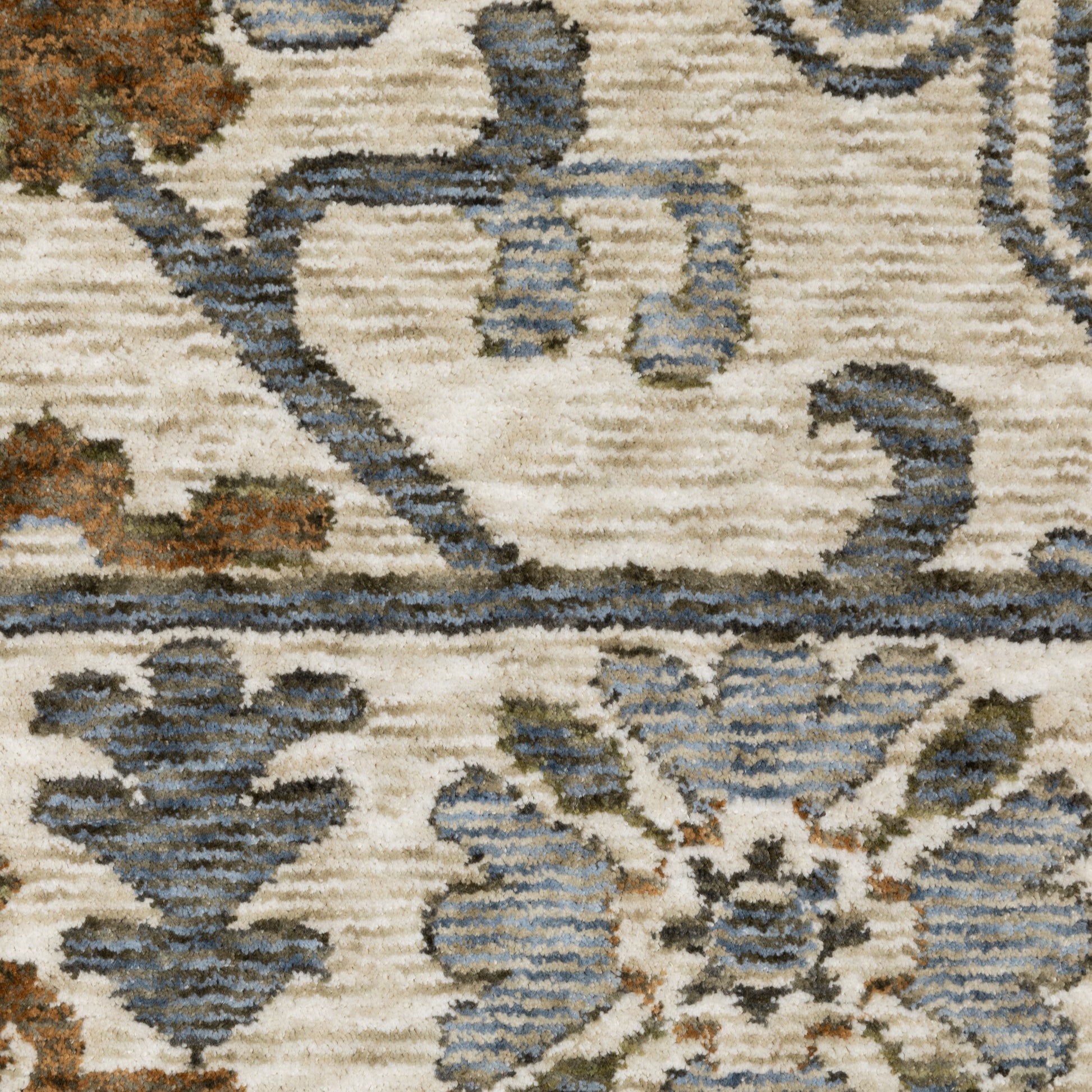 Oriental Weavers Hastings  Ivory Rust Traditional