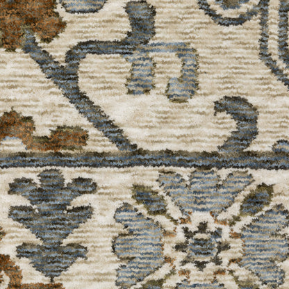 Oriental Weavers Hastings  Ivory Rust Traditional