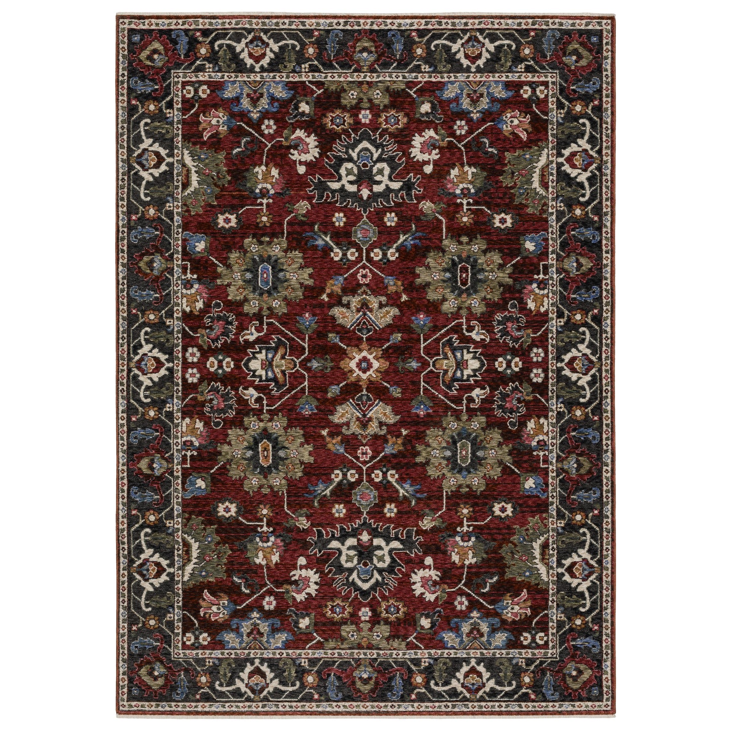 Oriental Weavers Hastings  Red Multi Traditional