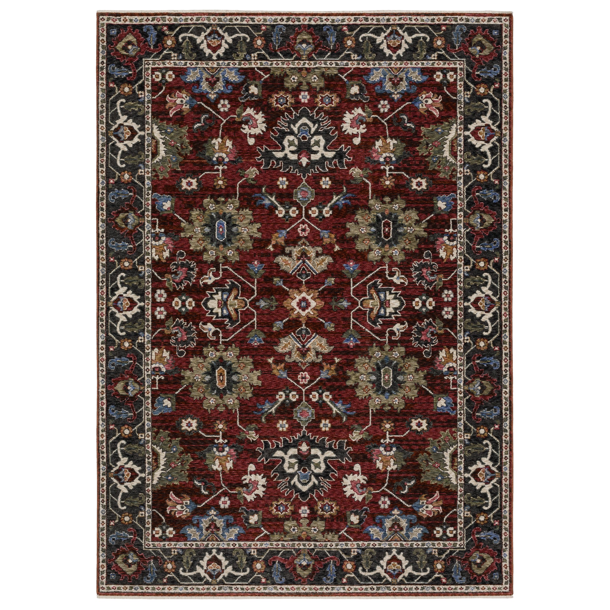 Oriental Weavers Hastings  Red Multi Traditional