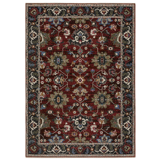 Oriental Weavers Hastings  Red Multi Traditional