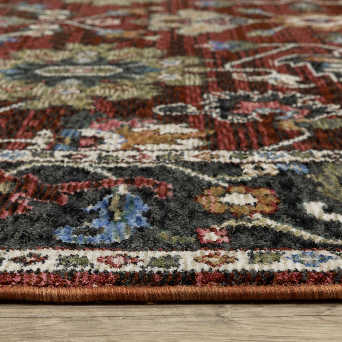 Oriental Weavers Hastings  Red Multi Traditional
