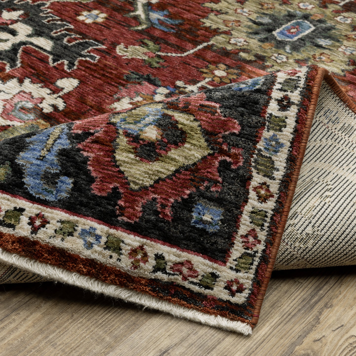 Oriental Weavers Hastings  Red Multi Traditional