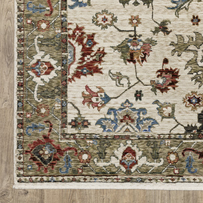 Oriental Weavers Hastings  Ivory Green Traditional