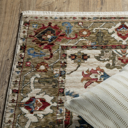 Oriental Weavers Hastings  Ivory Green Traditional