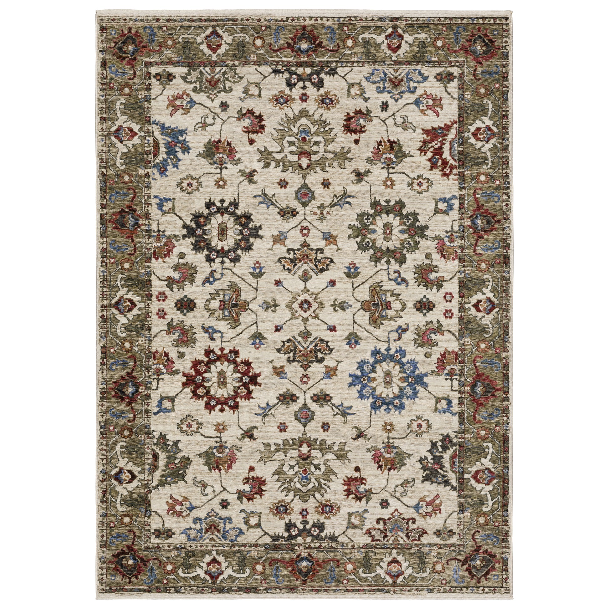 Oriental Weavers Hastings  Ivory Green Traditional