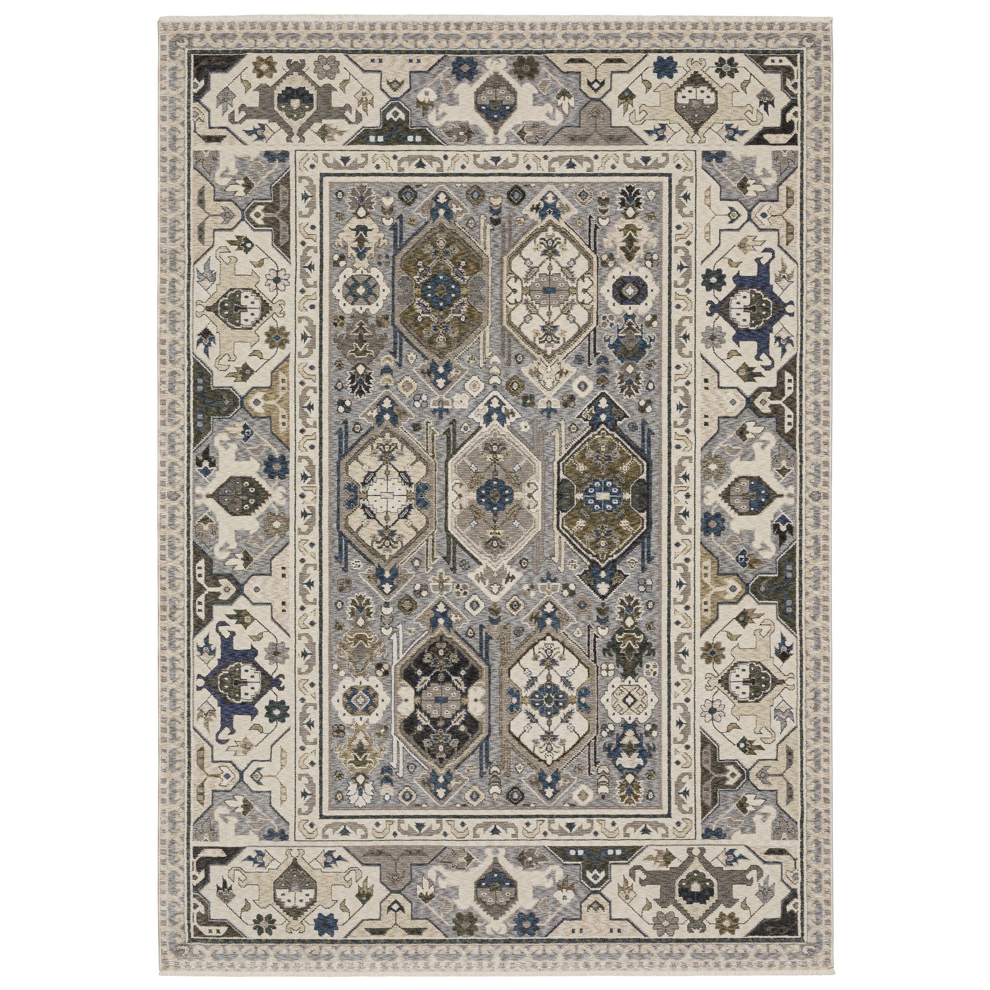 Oriental Weavers Hastings  Ivory Blue Traditional