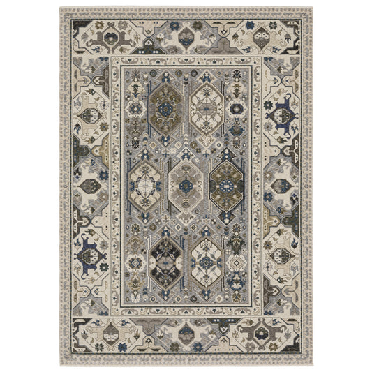 Oriental Weavers Hastings  Ivory Blue Traditional